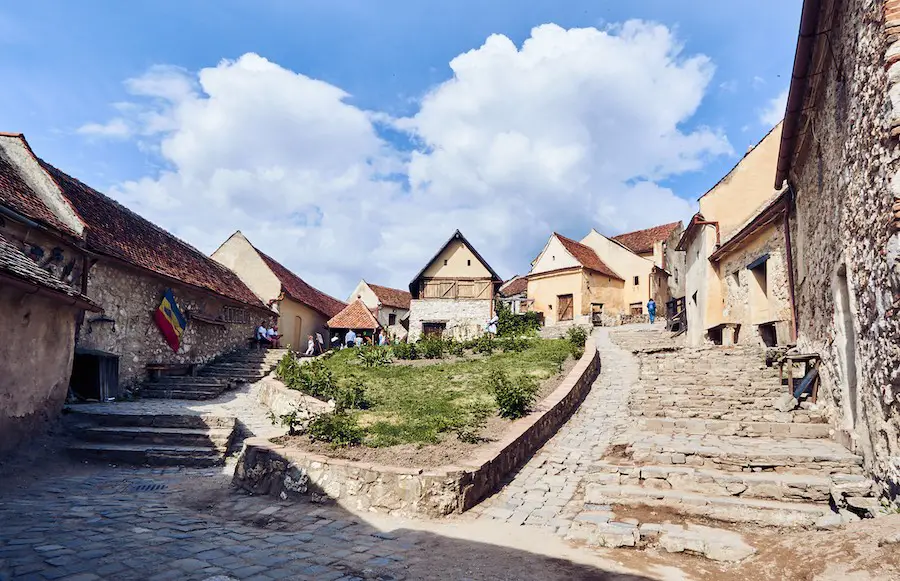 Bauernburg Rosenau / Cetatea Rasnov-Rumänien