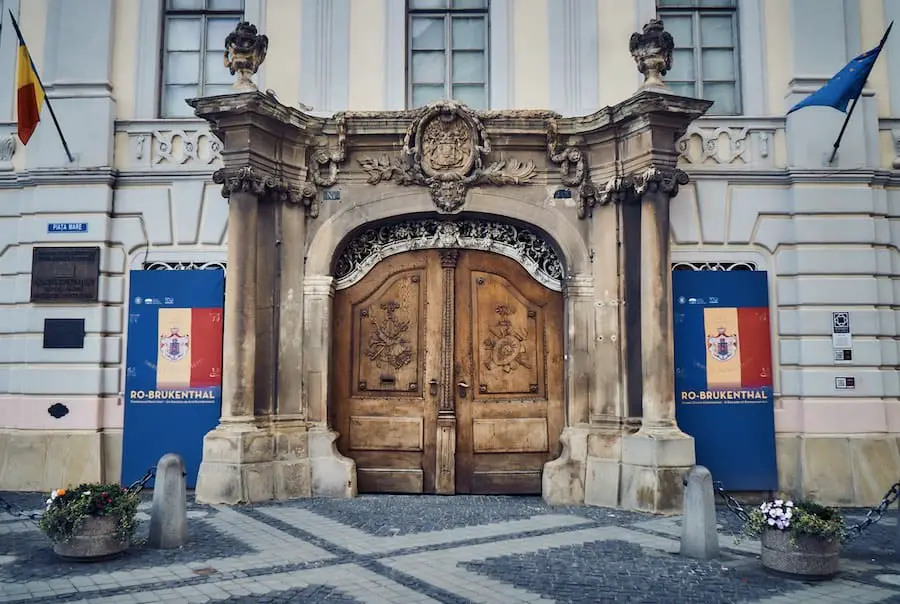 Sibiu Hermannstadt - das Brukenthal Palast und Museum