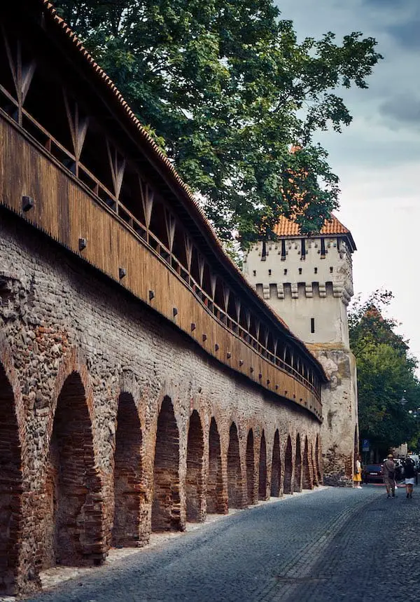 Sibiu Hermannstadt - der Töpferturm in der Harteneckergasse