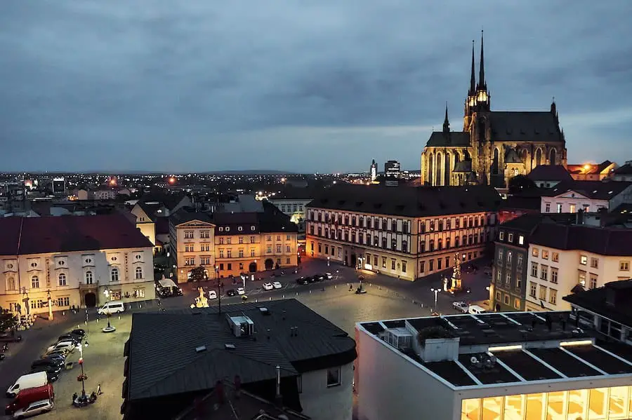 Brünn - Aussicht aus dem Rathausturm