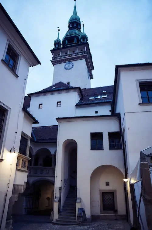 Brünn - Das Alte Rathaus und der Rathausturm