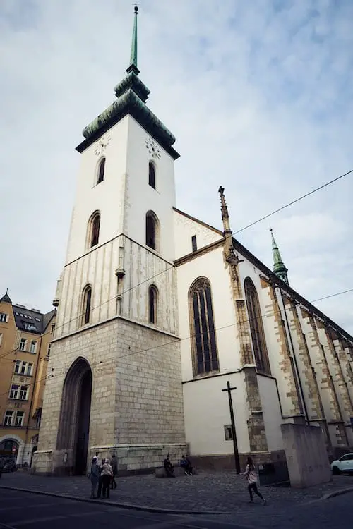 Brünn - Die Kirche St. Jakob