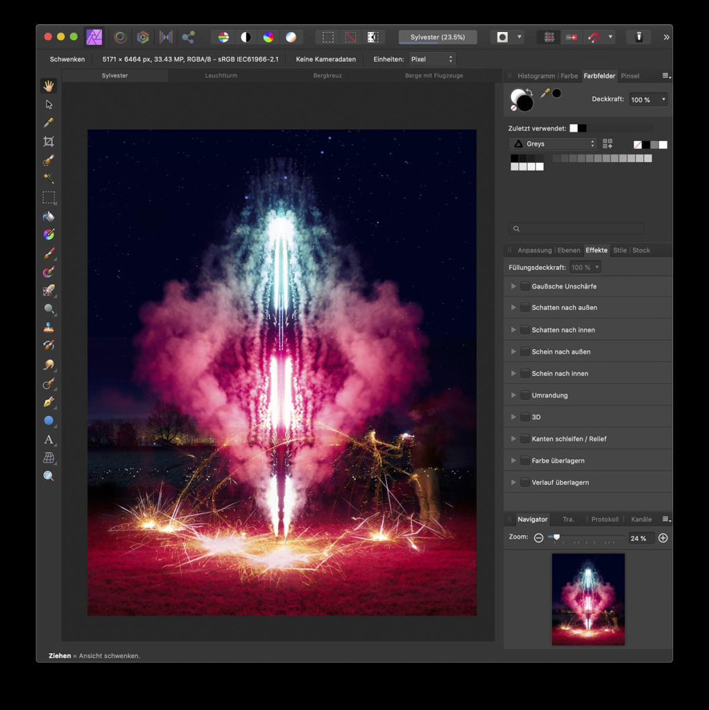 Affinity Photo - Color, Effects